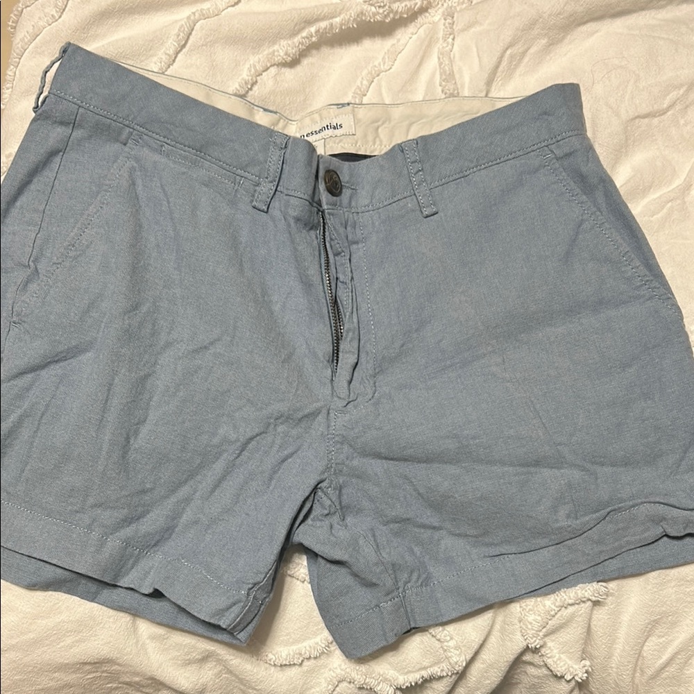 Casual Blue Women's Shorts